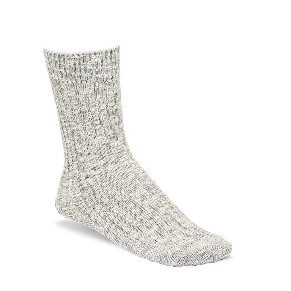 Birkenstock Cotton Slub Gray/White