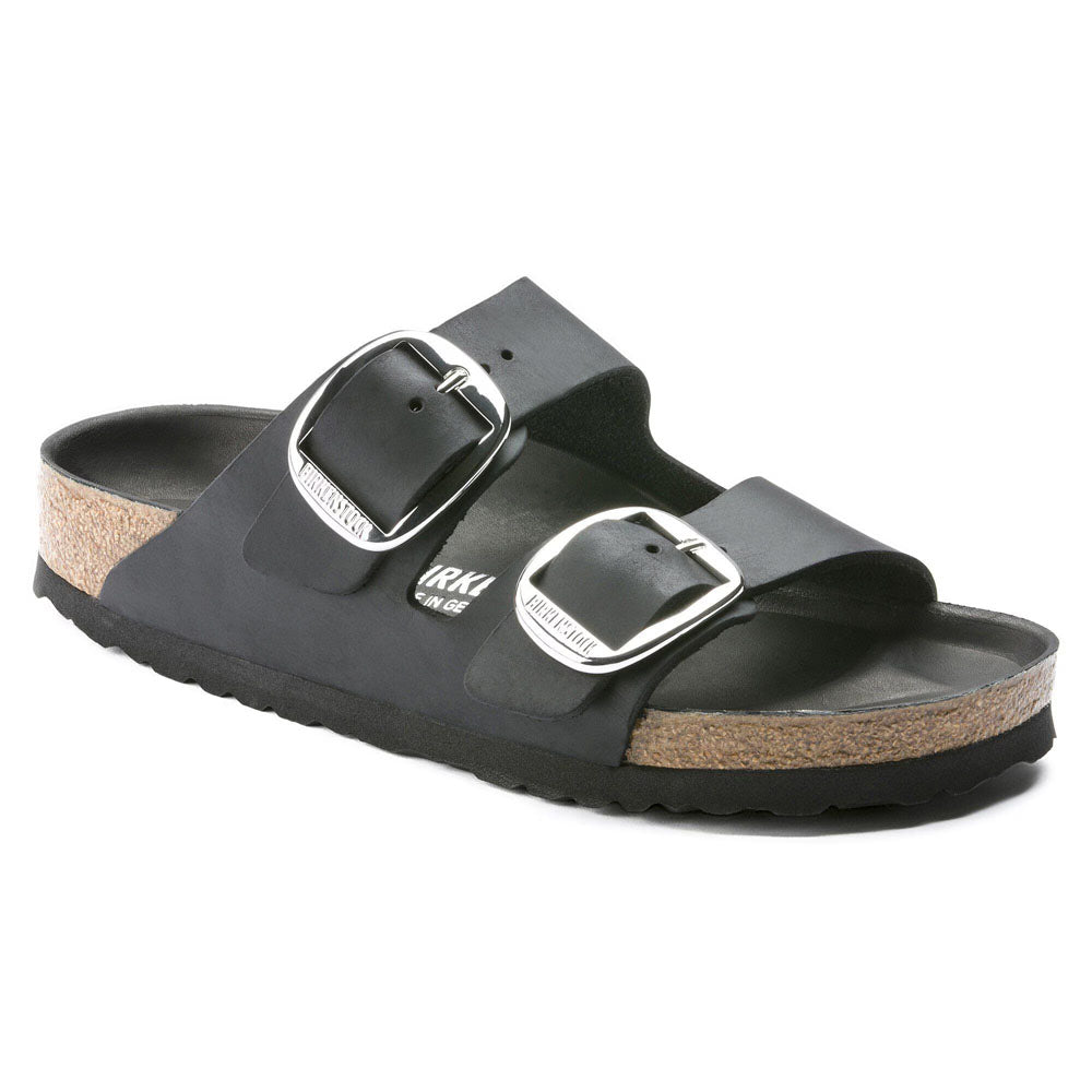 Birkenstock Arizona Big Buckle Oiled Leather - Narrow Black