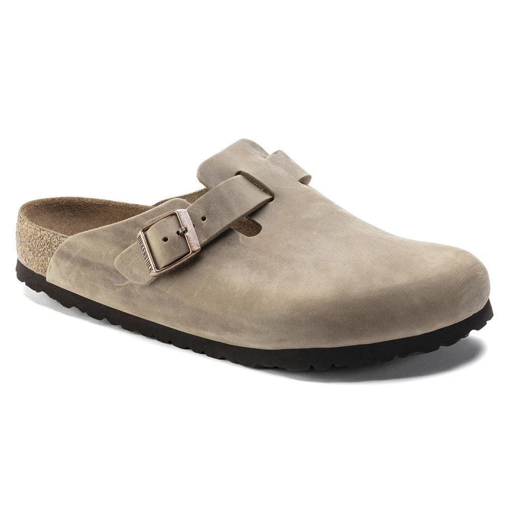 Birkenstock Boston Soft Footbed Oiled Leather - Regular Tobacco Brown