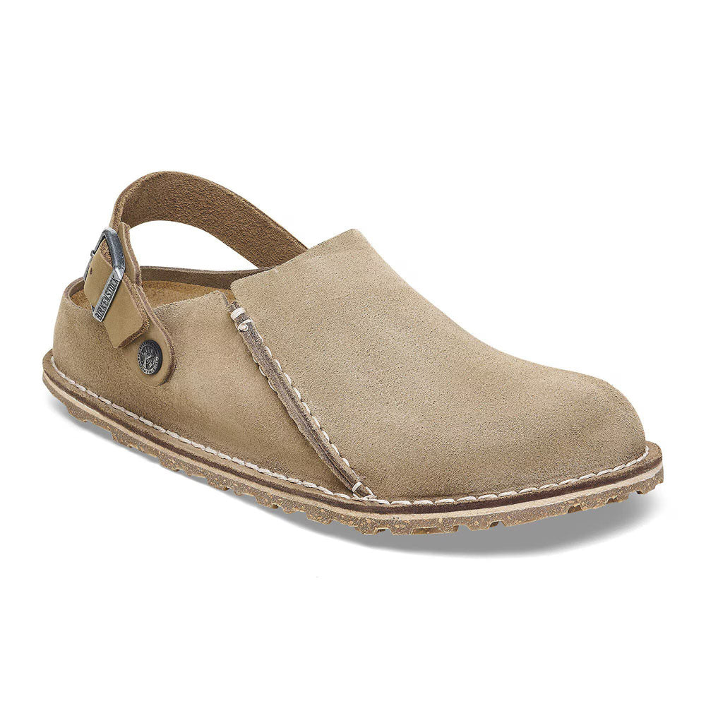 Birkenstock Lutry Premium Suede - Regular Gray Taupe