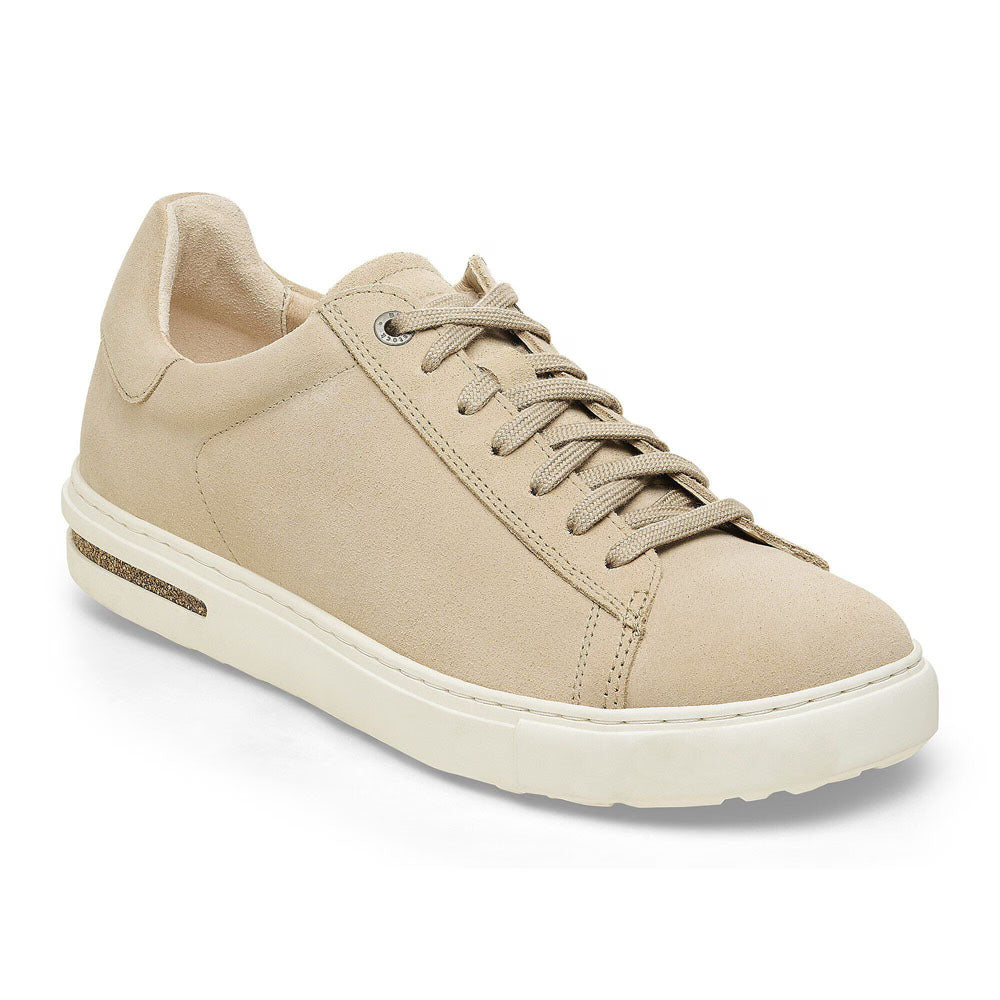 Birkenstock Bend Low Suede Leather - Narrow Sandcastle/White