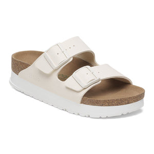 Birkenstock Arizona Flex Platform Vegan - Narrow Eggshell