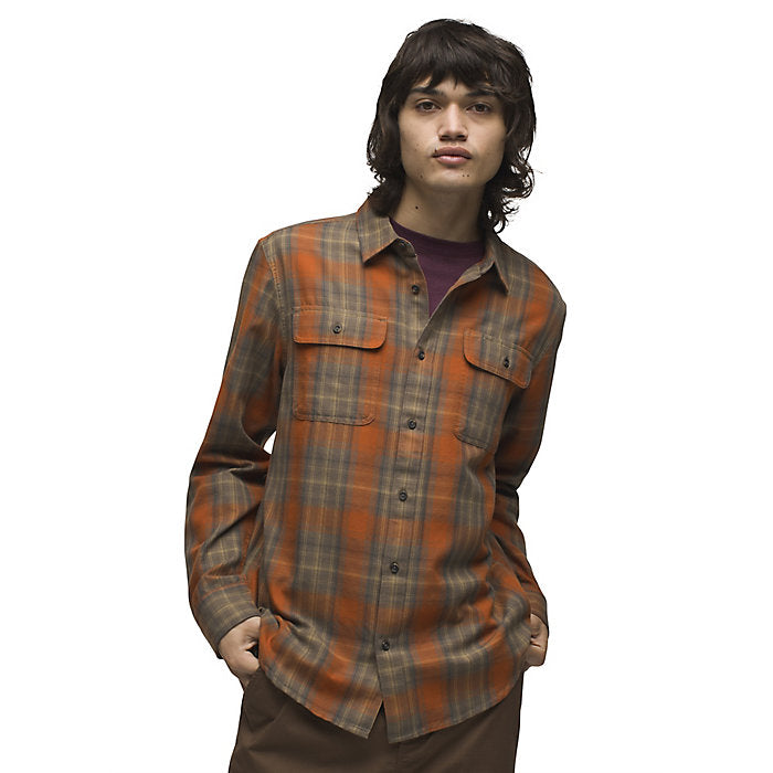 Prana Men's Edgewater Shirt 600 Rust