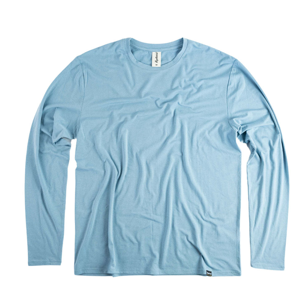 Fayettechill Mens Hobbs LS Tee Dusty Blue