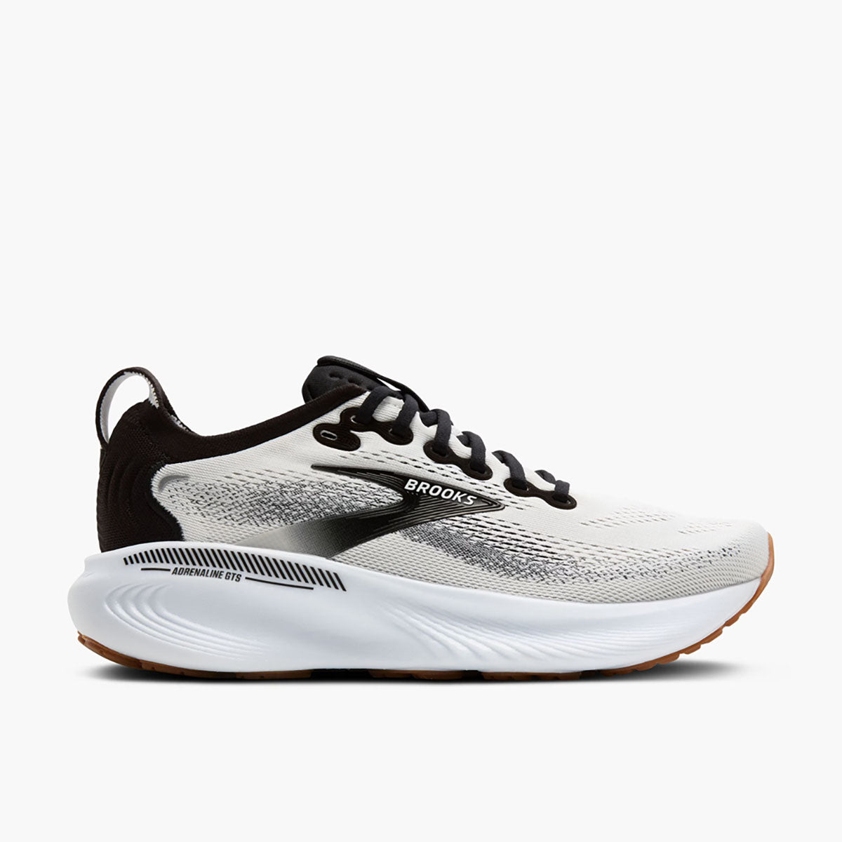 Brooks Mens Adrenaline GTS 25 White/Black/White
