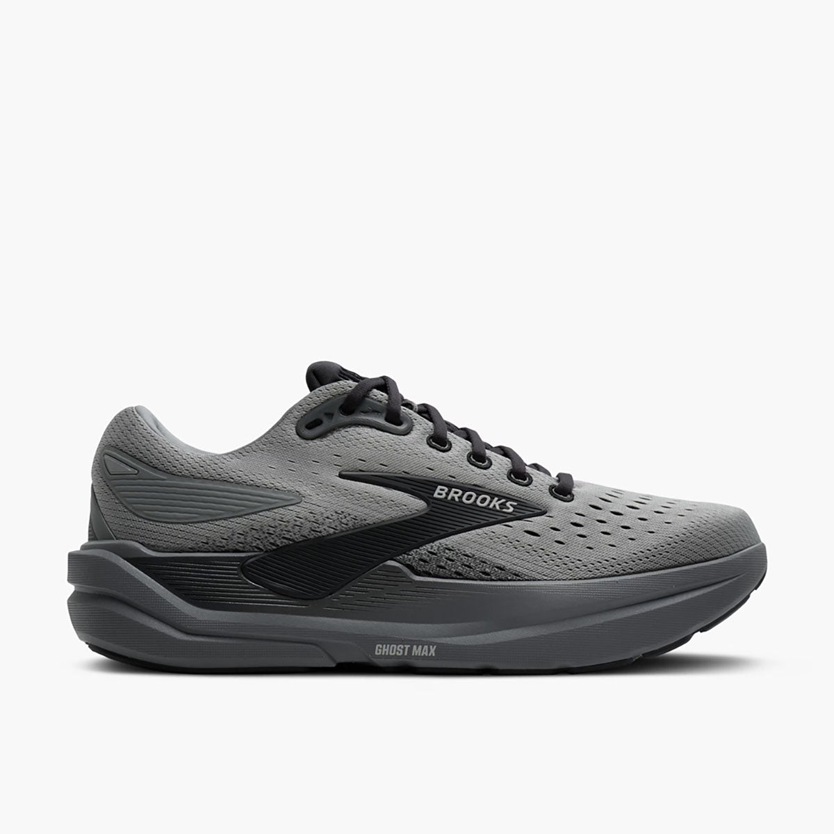 Brooks Mens Ghost Max 3 Primer Grey/Ebony