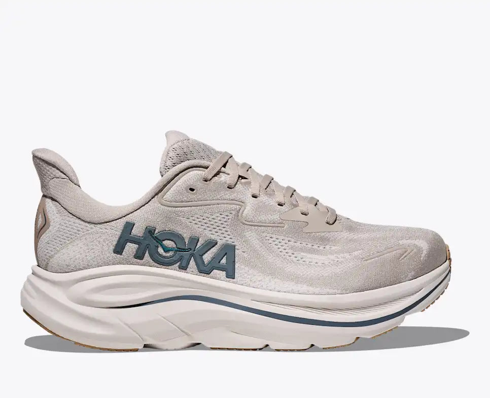 Hoka Mens Clifton 10 Wide PTYG Putty/Grout