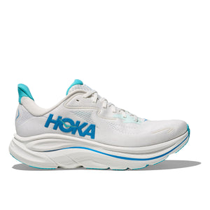 Hoka Mens Clifton 10 White / Skyward Blue