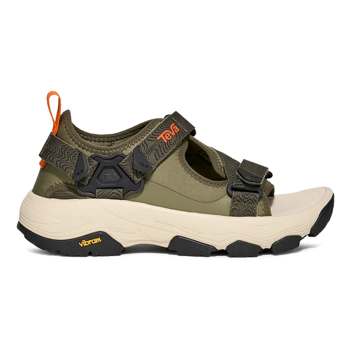 Teva Mens Grandview Max Hiking Sandal Olive