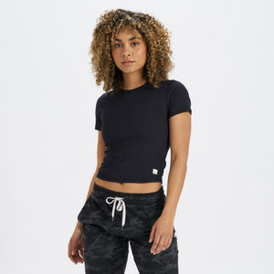Vuori W Mudra Fitted Tee BLK Black