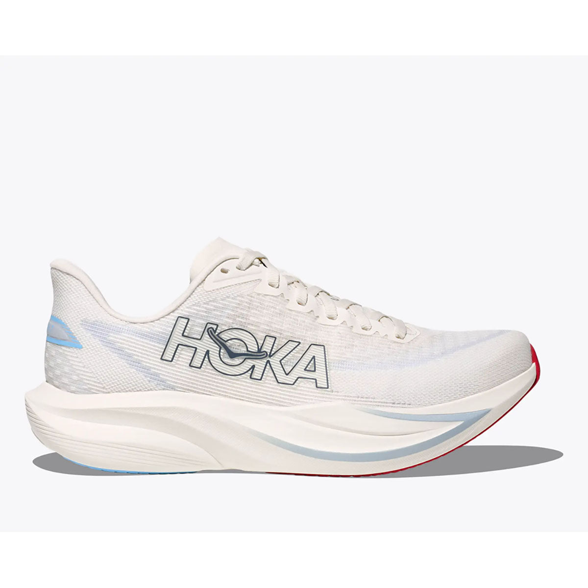 Hoka Womens Mach 7 Alabaster / Soaring Blue
