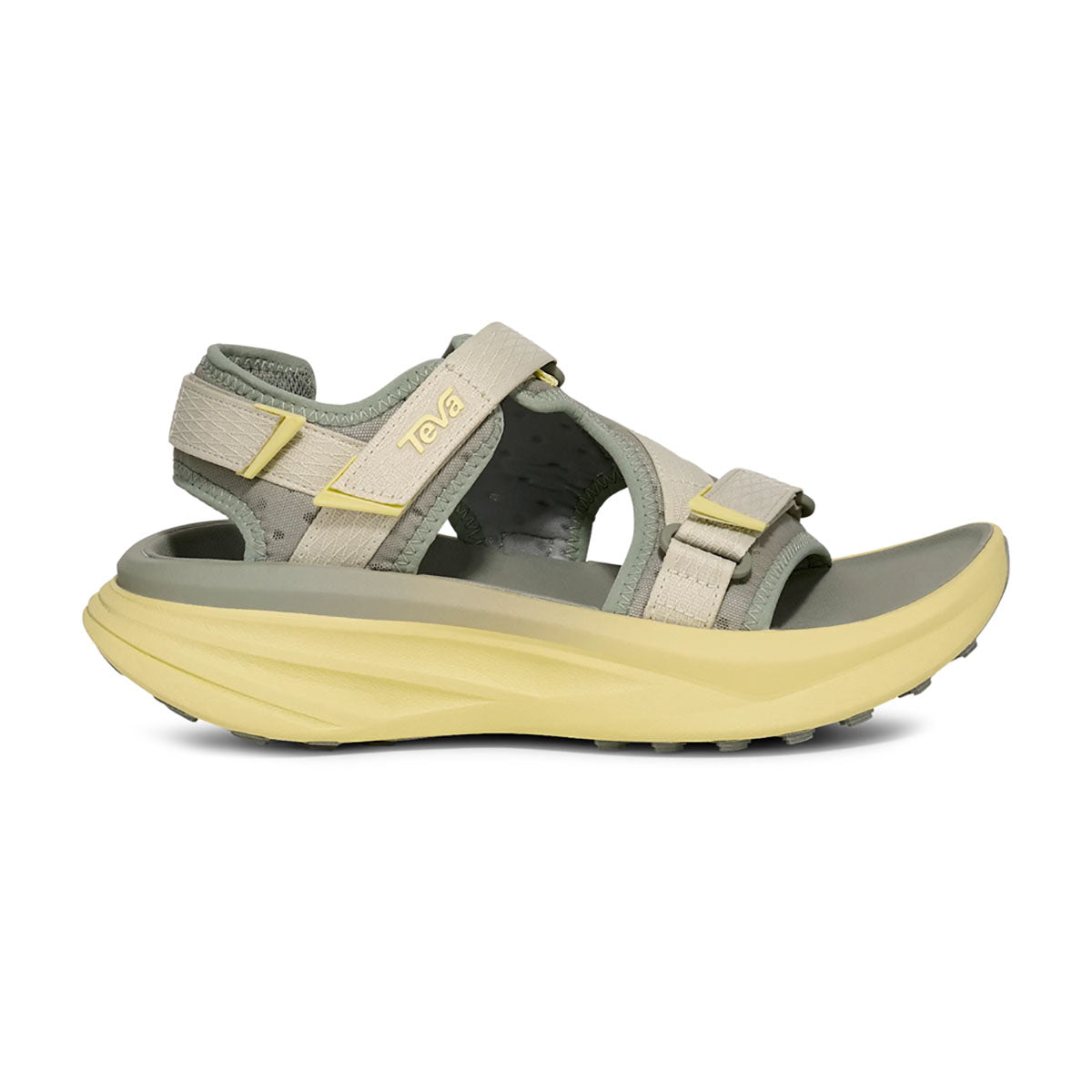 Teva Womens Aventrail R2T Trail Running Sandal Seagrass/Pale Lime Yellow