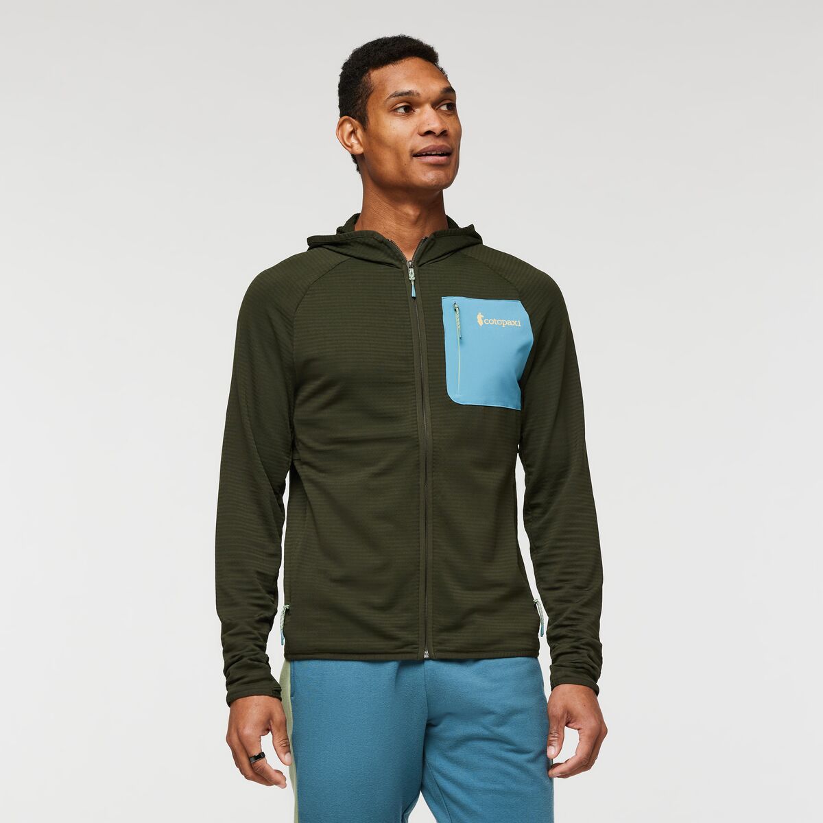 Cotopaxi Men's Otero Fleece Full-Zip Hooded Jacket Woods