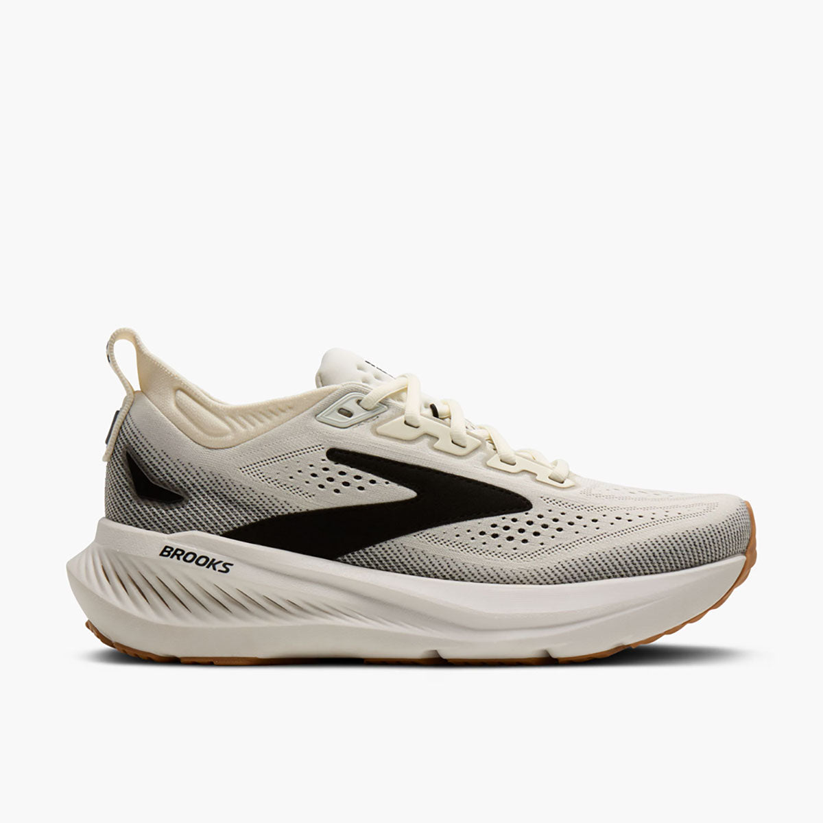 Brooks Womens Glycerin 23 White/Black/Biscuit