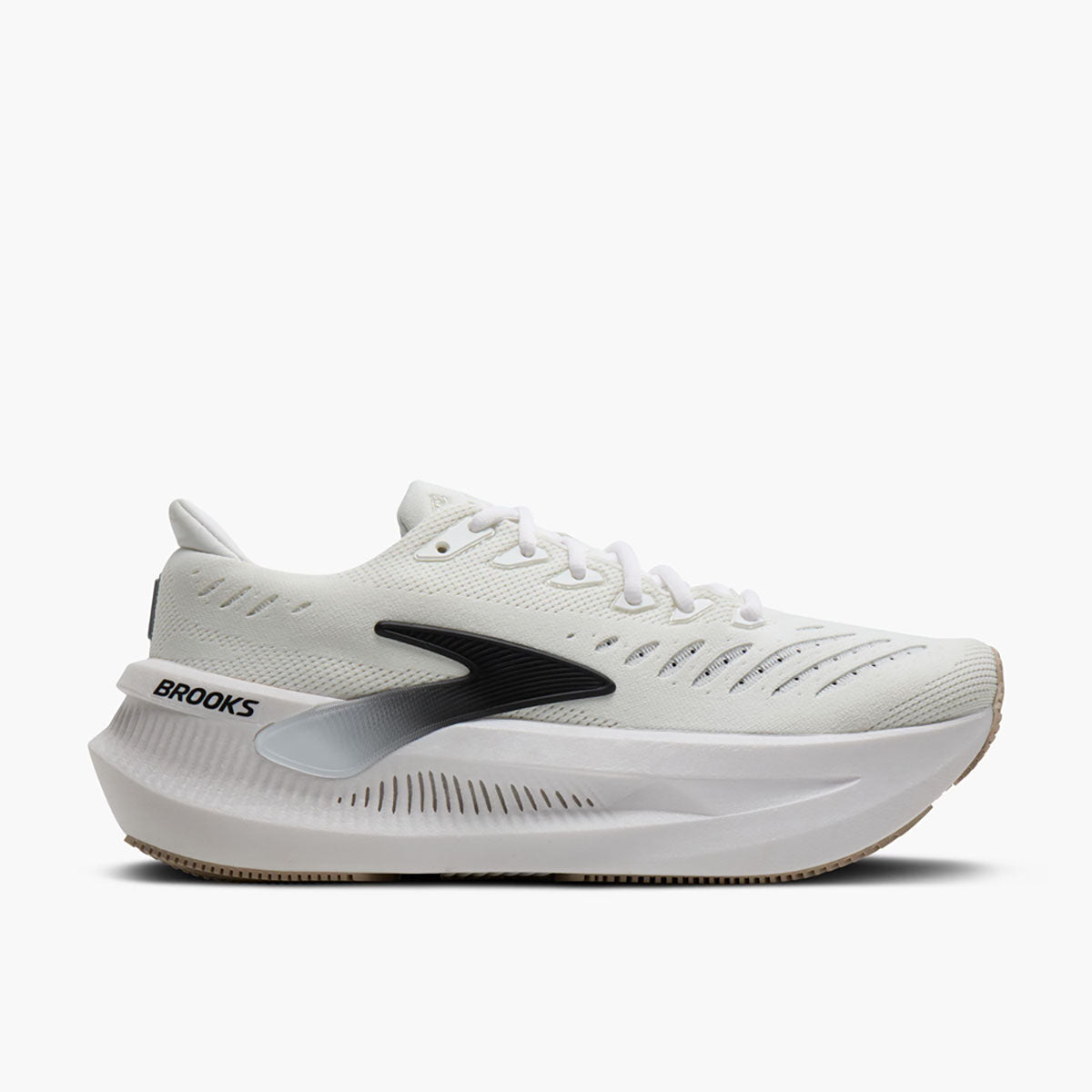 Brooks Womens Glycerin Max 2 White/Black/Chateau Gray