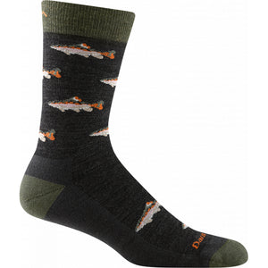 Darn Tough M Spey Fly Crew LW w/ Cushion 3013 Charcoal