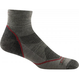 Darn Tough M Light Hiker 1/4 LW w/ Cushion Taupe