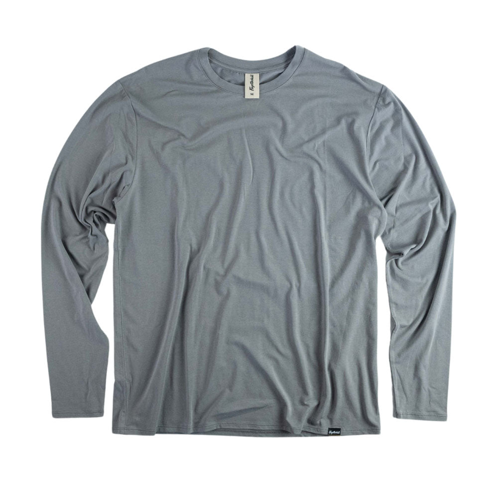 Fayettechill Mens Hobbs LS Tee Heather Grey