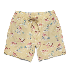 Howler Brothers Mens Deep Set Boardshorts OCE Ocean Motion: Shimmer