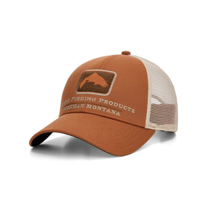Simms Fishing Trout Icon Trucker Hat 1252 Stonefly