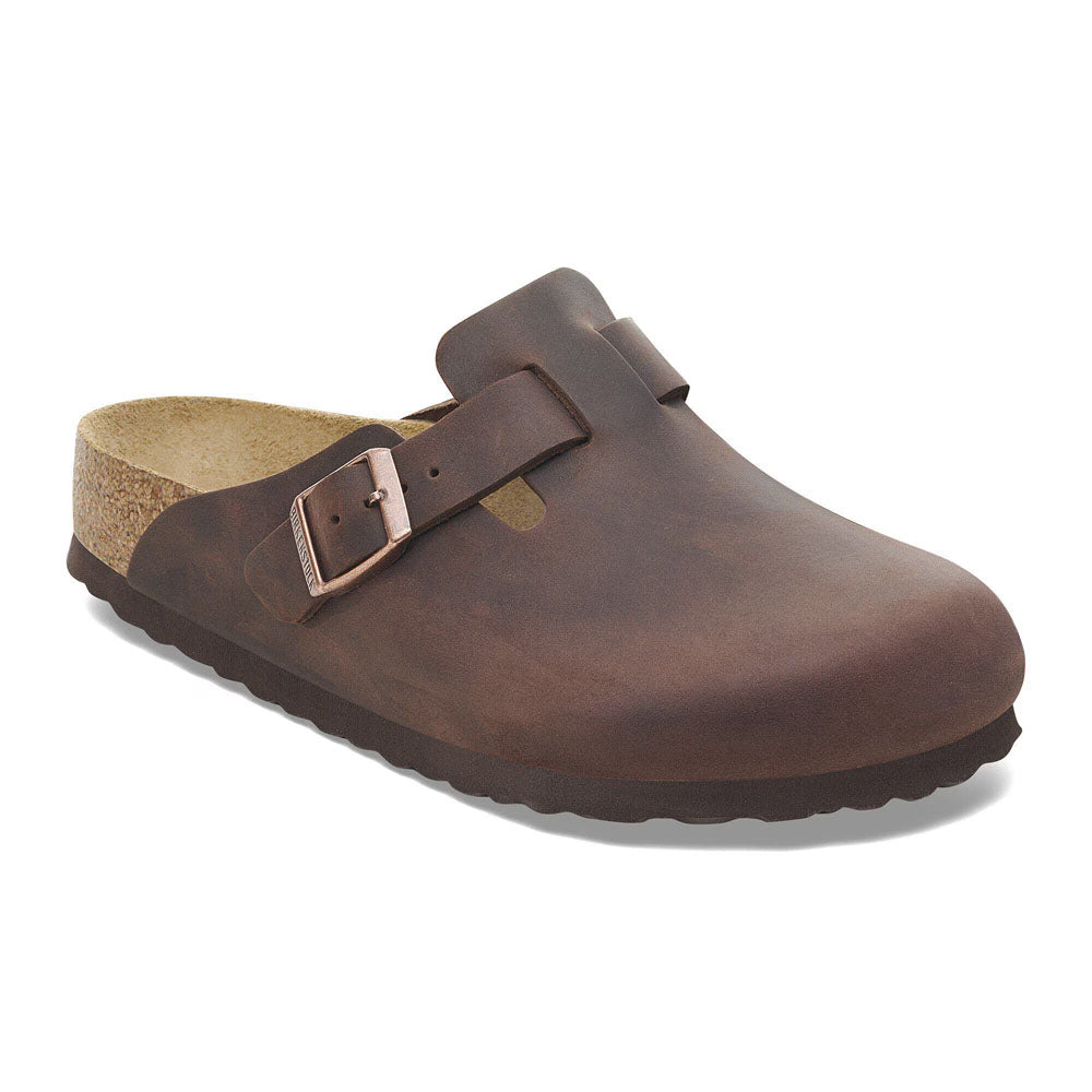 Birkenstock Boston Soft Footbed Oiled Leather - Regular Habana