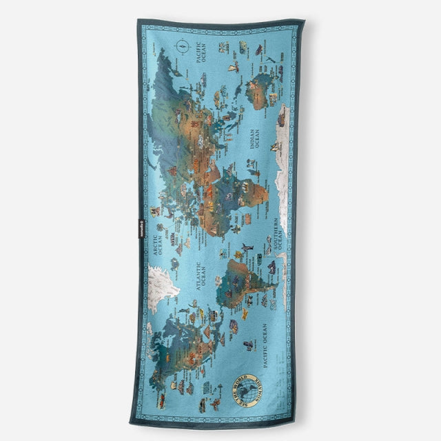 Nomadix Single Sided Print WOMP-101 World Map