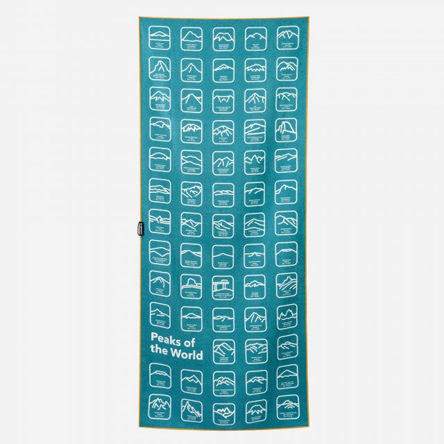 Nomadix Single Sided Print PEWO-TEOC Peaks of the World Teal Ocean
