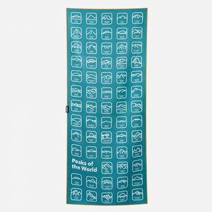 Nomadix Single Sided Print PEWO-TEOC Peaks of the World Teal Ocean
