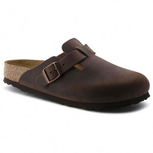 Birkenstock Boston SFB Oiled Leather-Nar Habana