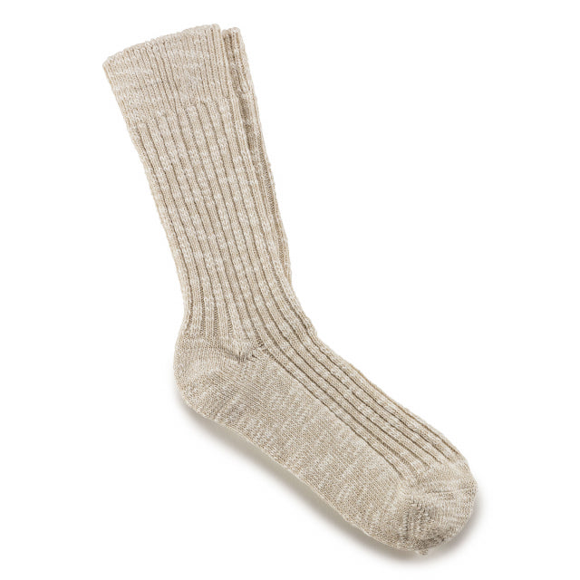 Birkenstock Cotton Slub Beige/White