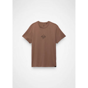 Prana Mens Heritage Graphic Short Sleeve Tee Shroom Mandala
