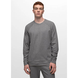 Prana Men's Altitude Tracker Crew II Heather Grey