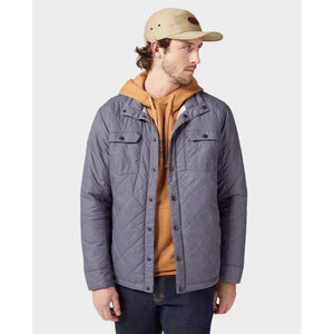 Stio Men's Skycrest Insulated Snap Shirt Steel Pony