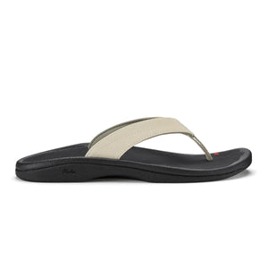 OluKai Womens Ohana Ecru/Black