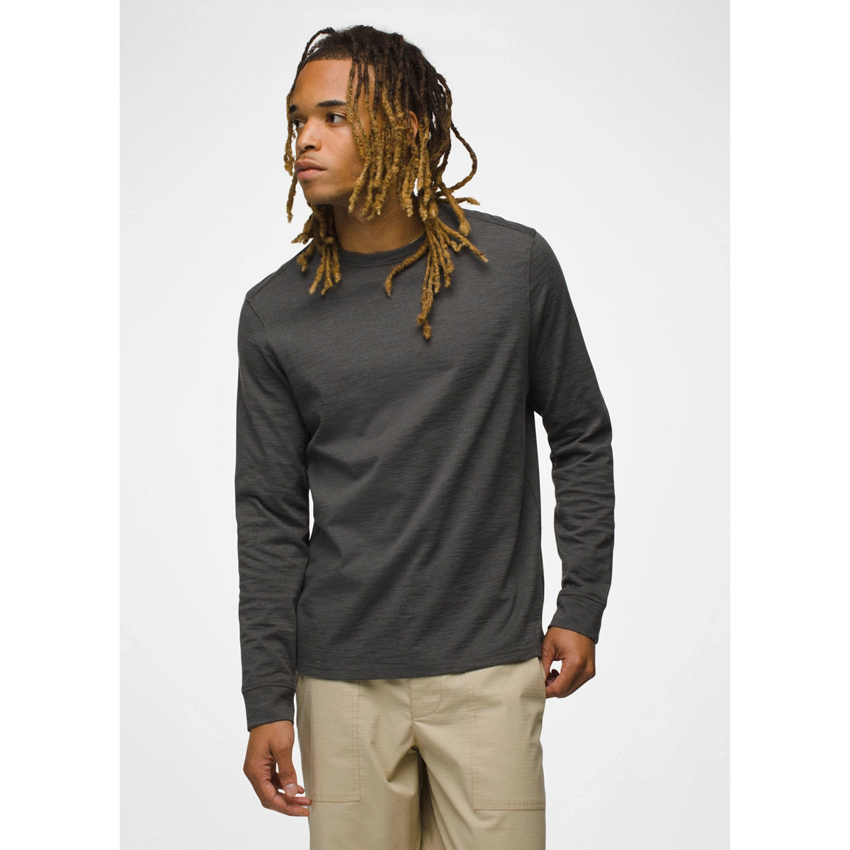 Prana M Ronnie Crew II - Standard Dark Iron Heather