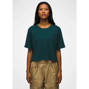 Prana Women's Everyday Crop Tee Wilderness