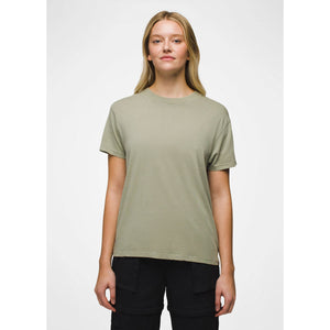 Prana Women's Everyday Vintage-Washed Short Sleeve Tee Juniper Green