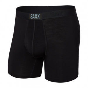 Saxx Underwear Co. Mens Vibe Super Soft Boxer Brief BBB Black/Black