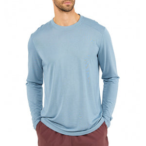 Free Fly Apparel M Bamboo Lightweight LS 400 Blue Fog