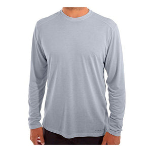 Free Fly Apparel M Bamboo Lightweight LS Aspen Grey