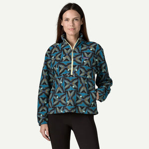 Patagonia Womens Micro D 1/2-Zip Fleece Pullover Deep Freeze: Black