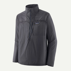 Patagonia Mens Houdini Stash 1/2 Zip Pullover Smolder Blue