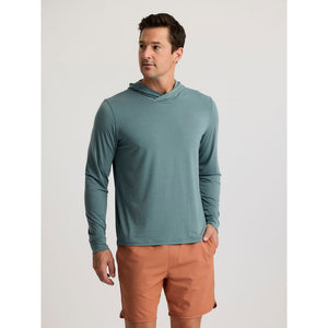 Free Fly Apparel Mens Elevate Lightweight Hoodie Stormy Sea