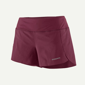 Patagonia Womens Strider Pro Shorts - 3 1/2 in. Berry Fig