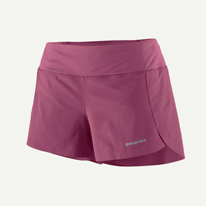 Patagonia Womens Strider Pro Shorts - 3 1/2 in. Faded Magenta