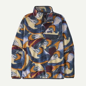 Patagonia Womens Lightweight Synchilla Snap-T Pullover Smudge: Smolder Blue