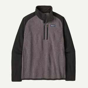 Patagonia Mens Better Sweater 1/4 Zip May Grey