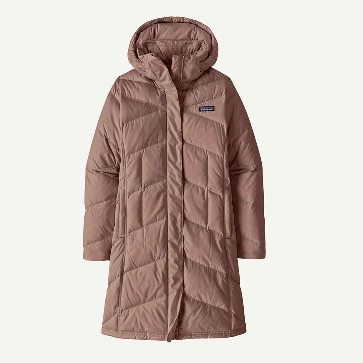 Patagonia Womens Down With It Parka Moonrise Taupe