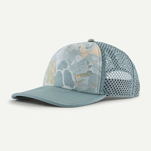 Patagonia Duckbill Trucker Hat Moon Tripper: Virtually Blue