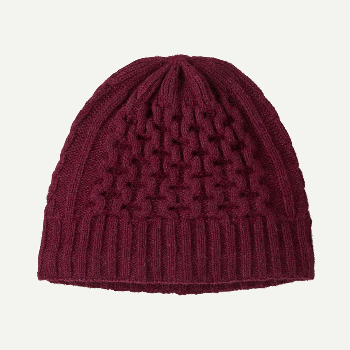Patagonia Coastal Cable Beanie Berry Fig